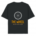 DRIFT BLACK 2 Camiseta Drift Oversized THE WHEEL vista trasera color Core Black