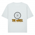 DRIFT BLUE2 Camiseta Drift Oversized THE WHEEL vista trasera color Blue Ice