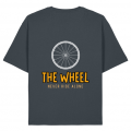 DRIFT GREY 2 Camiseta Drift Oversized THE WHEEL vista trasera color India Ink Grey