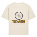 DRIFT RAW 2 Camiseta Drift Oversized THE WHEEL vista trasera color Natural Raw