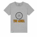 M SPOKE GREY Camiseta Mini Spoke Kids THE WHEEL color Heather Grey