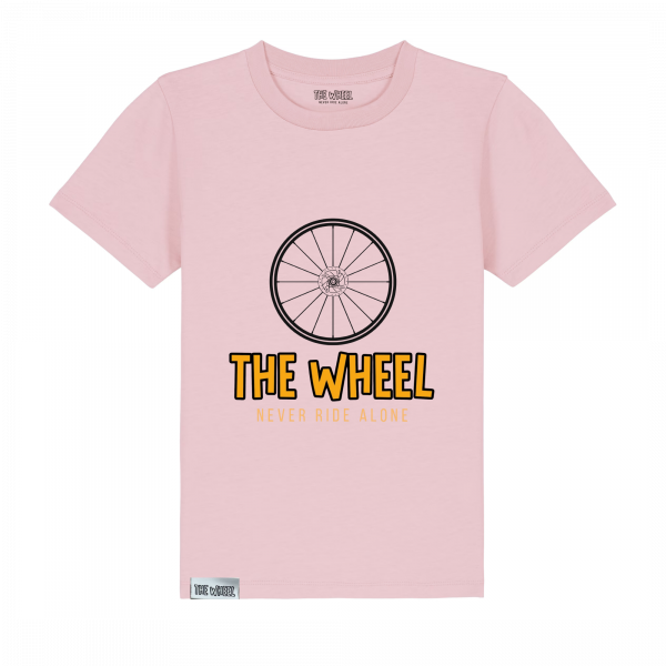 M SPOKE PINK Camiseta Mini Spoke Kids THE WHEEL color Cotton Pink