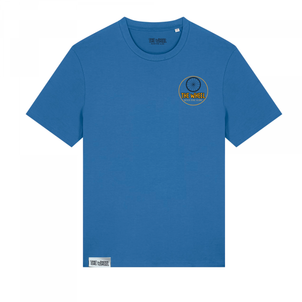 Camiseta Spoke Unisex THE WHEEL color Mindful Blue