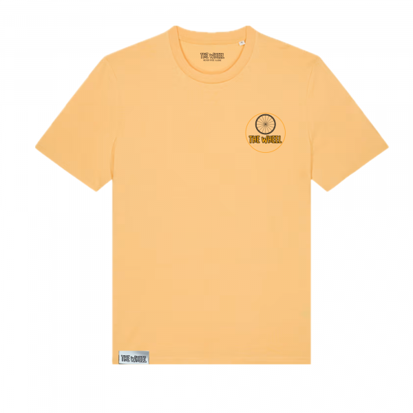Camiseta Spoke Unisex THE WHEEL color Níspero Ivory