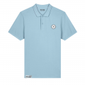 TRACE BLUE Polo Trace Man THE WHEEL color Sky Blue