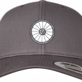 Greywhite Gorra Spin Cap THE WHEEL vista frontal color Darkgrey White
