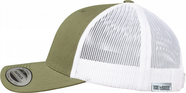 SPIN CAP BUCK Gorra Spin Cap THE WHEEL vista lateral color Buck White