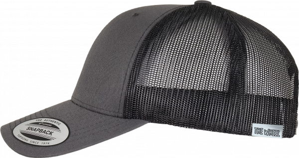 SPIN CAP CHARCOAL Gorra Spin Cap THE WHEEL vista lateral color Charcoal Black