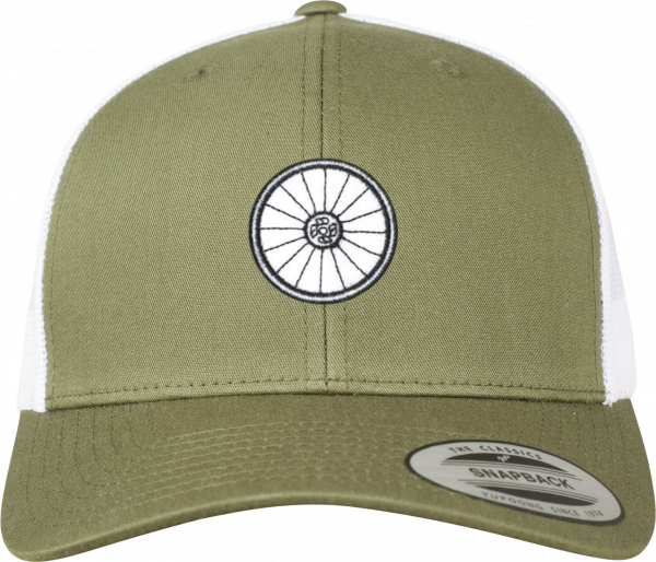 SPIN CP BUCK1 Gorra Spin Cap THE WHEEL vista frontal color Buck White